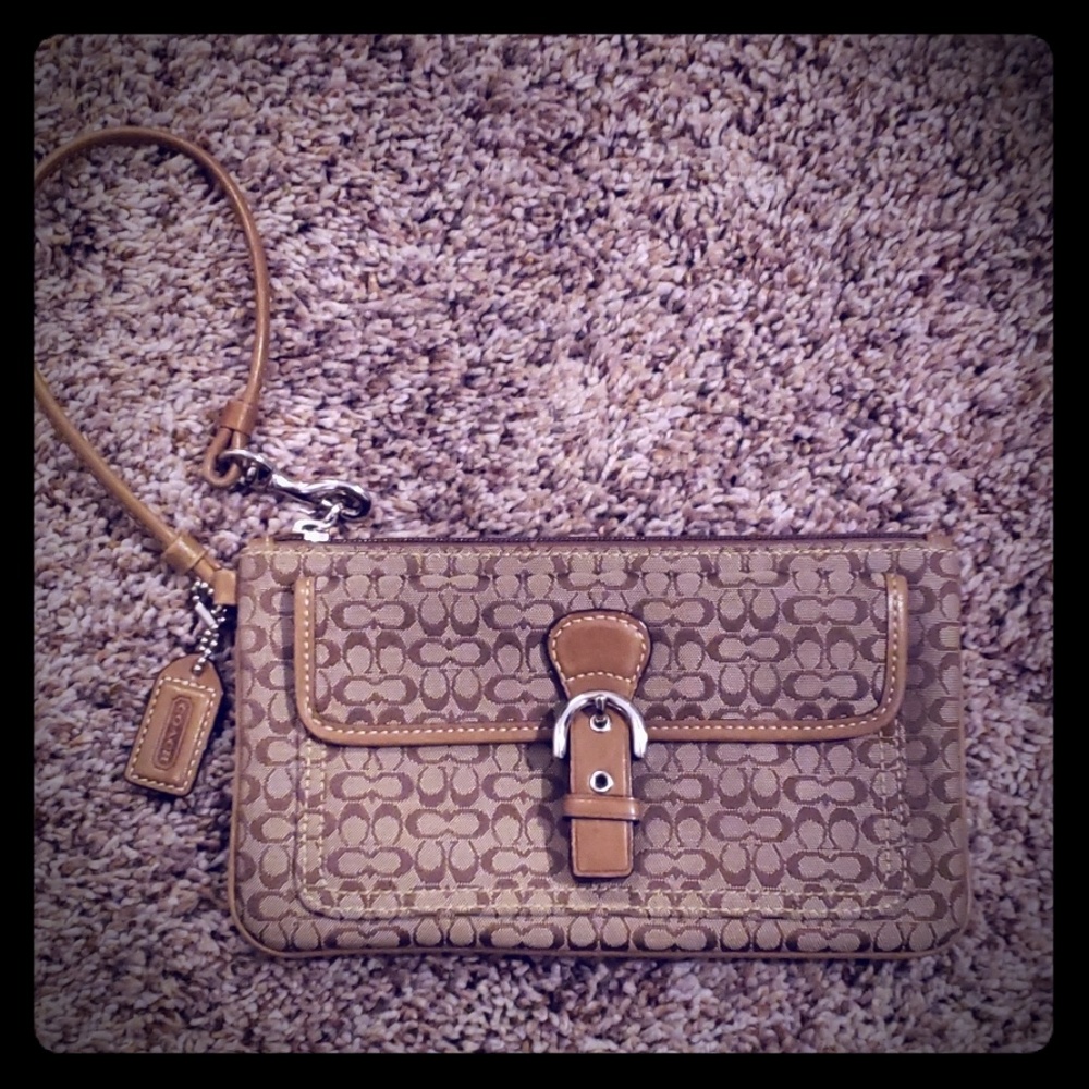 COACH wristlet